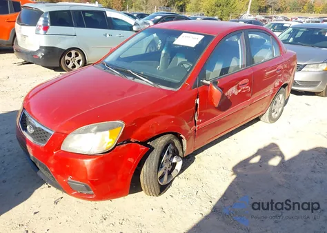2010 Kia Rio Lx z USA, uszkodzony, nr VIN KNADH4A38A6606636